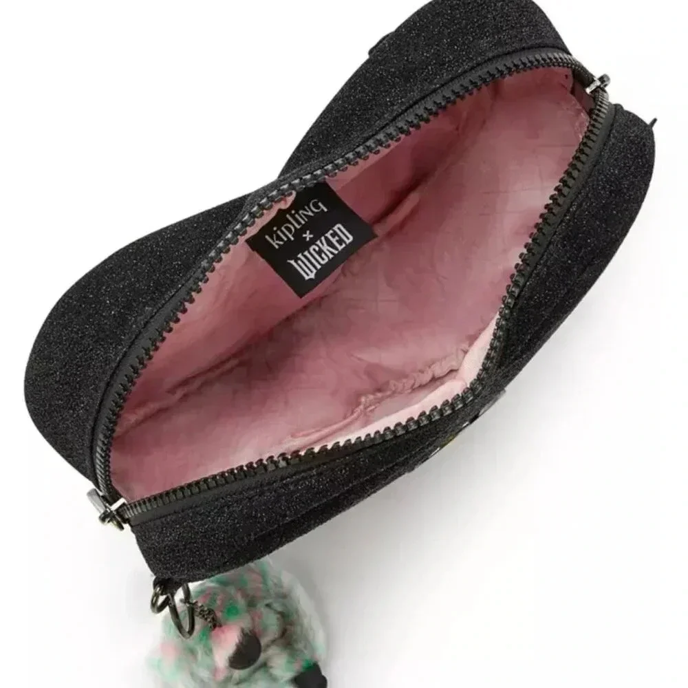 🩷💚 Kipling Wicked Heart Glitter Convertible Backpack Wicked Bag